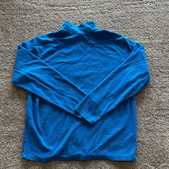 Eddie Bauer Vibrant Blue Fleece Quarter-Zip - Picture 6 of 6